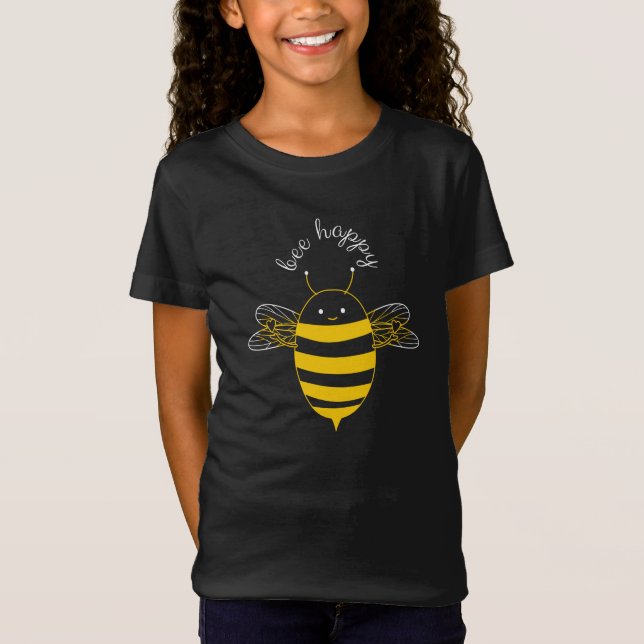 Camiseta Bee Happy T-Shirt (Anverso)