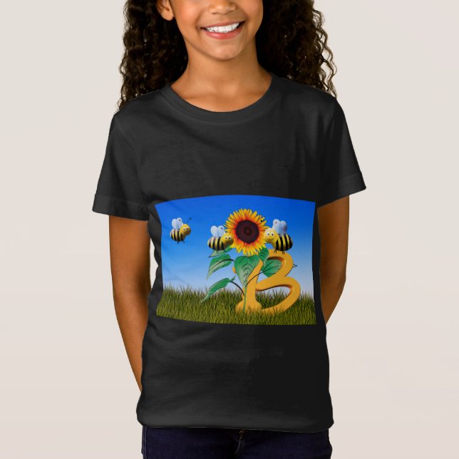 Camiseta Bee Honey Flower (Anverso)