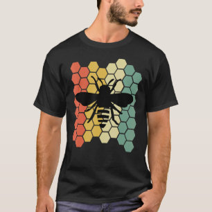 Camiseta Bee Honeycomb Vintage Beekeeper Beekeeper