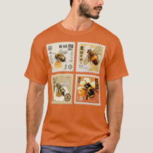 Camiseta Bee Humble Stamp Set Postage Stamp Series