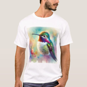 Camiseta Bee Hummingbird 020924AREF120 - Watercolor