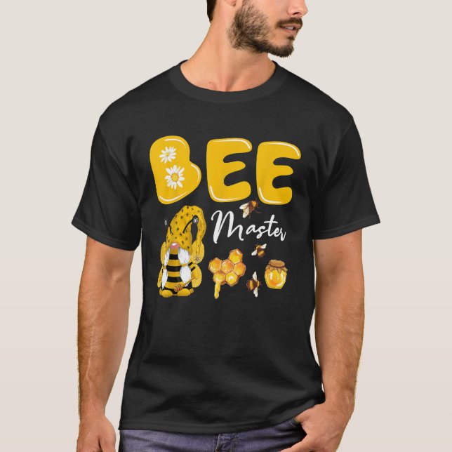 Camiseta Bee Keeper Bee Master Gnome Honey Apiarist Bee Whi (Anverso)