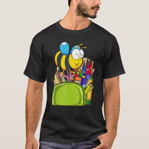 Camiseta Bee Kids School Student Animal Cute Insect Bee