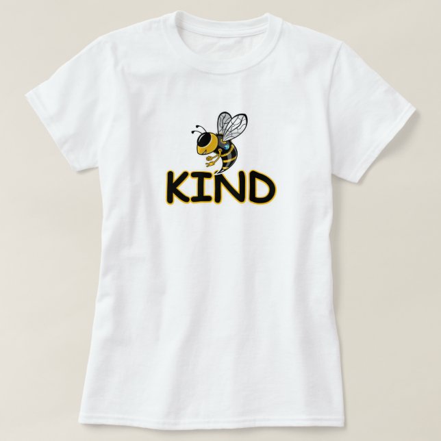 CAMISETA BEE KIND (Diseño del anverso)
