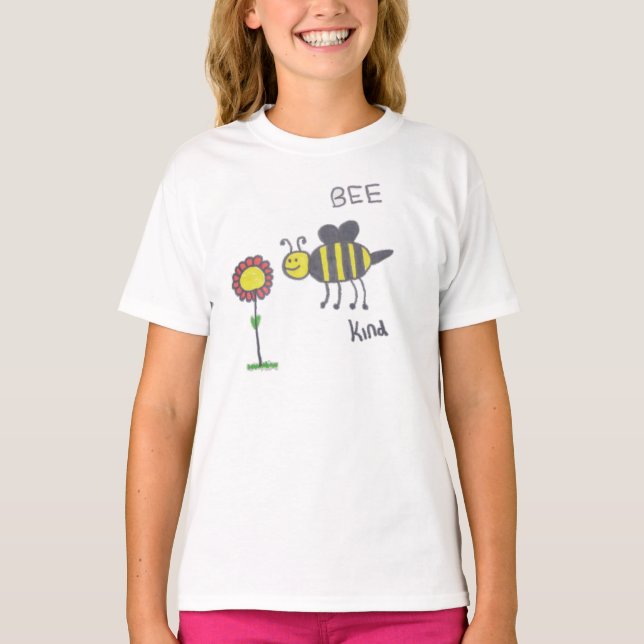 Camiseta bee_kind (Anverso)