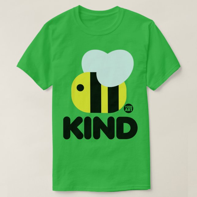 CAMISETA BEE KIND (Diseño del anverso)