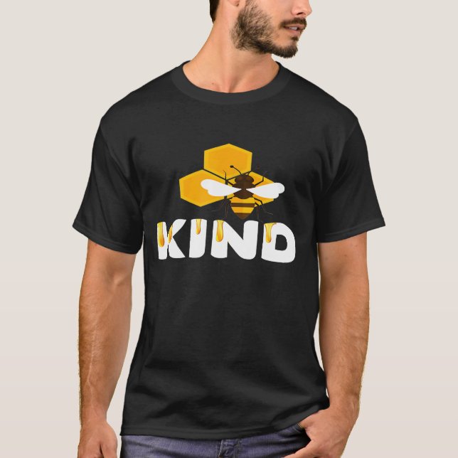 Camiseta Bee Kind Beekeeper Beekeeping Honeybee Cute 1 (Anverso)