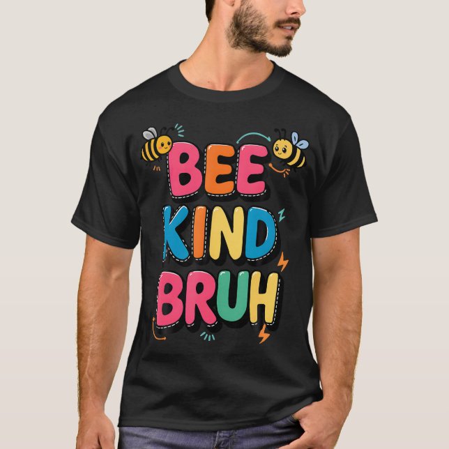 Camiseta Bee Kind Bumble Bee Kindness Chicas Niños (Anverso)