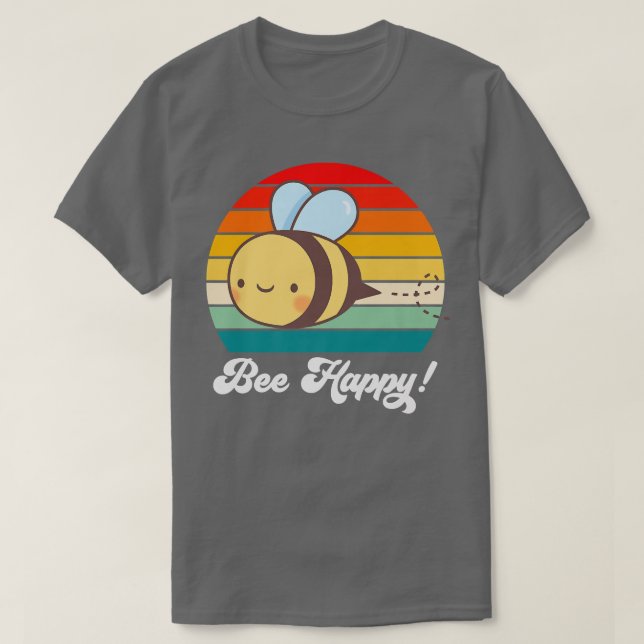 Camiseta Bee Kind Feliz Graciosa Novedad Personalizado para (Diseño del anverso)