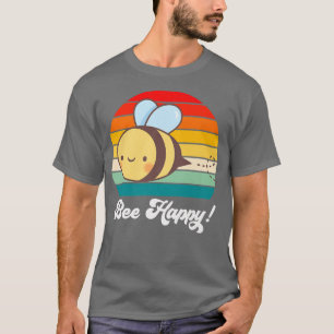 Camiseta Bee Kind Feliz Graciosa Novedad Personalizado para