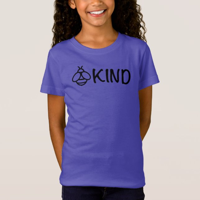 Camiseta Bee Kind, - inspirador (Anverso)