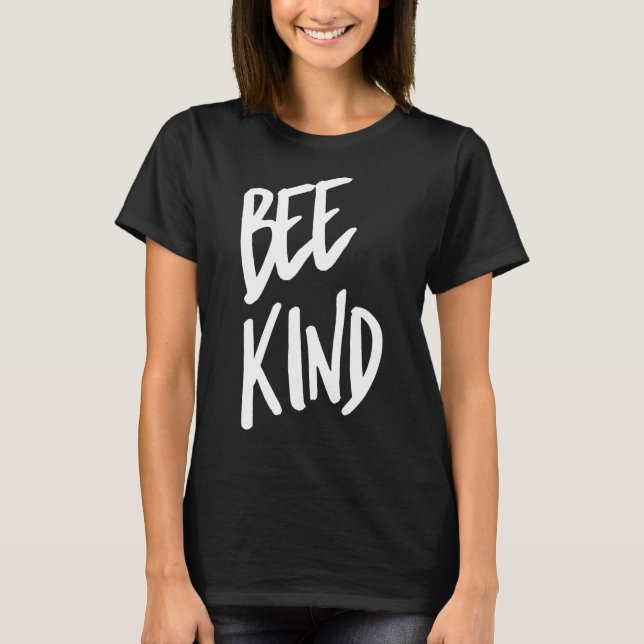 Camiseta Bee Kind White Bee (Anverso)
