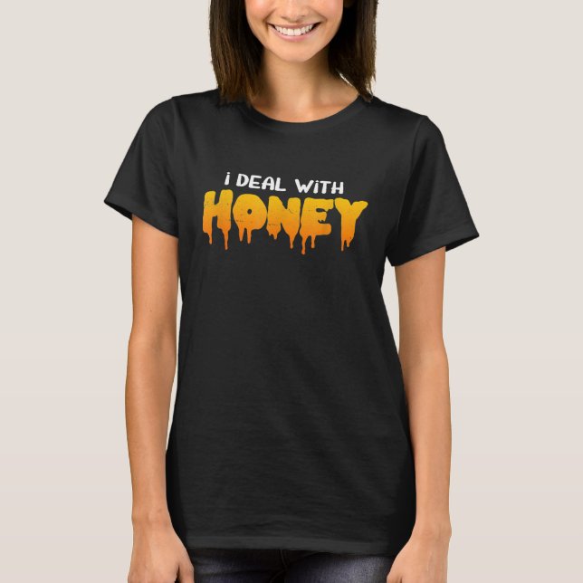 Camiseta Bee Lover I Trata Con La Miel (Anverso)