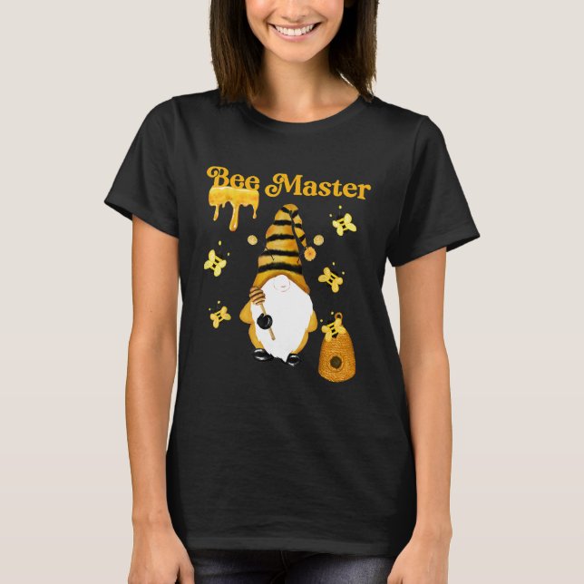 Camiseta Bee Master Gnome Beekeeper Bee Whisperer (Anverso)