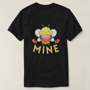 CAMISETA BEE MINE - DÍA DE VALENTÍA DIVERTIDO