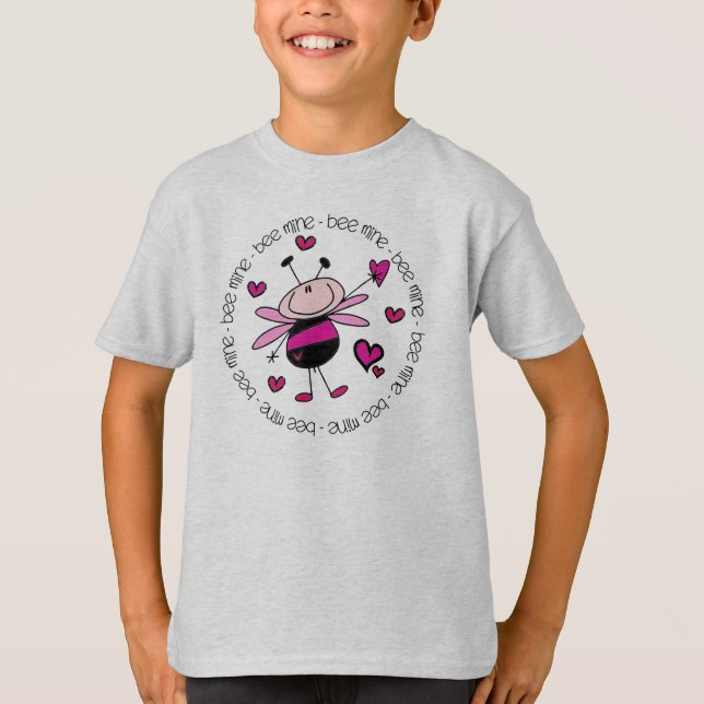 Camiseta Bee Mine Valentine (Anverso)