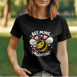 Camiseta Bee Mine Valentine Sweet Honeybee Love