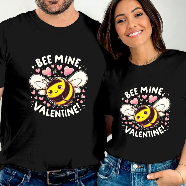 Camiseta Bee Mine Valentine Sweet Honeybee Love (Subido por el creador)
