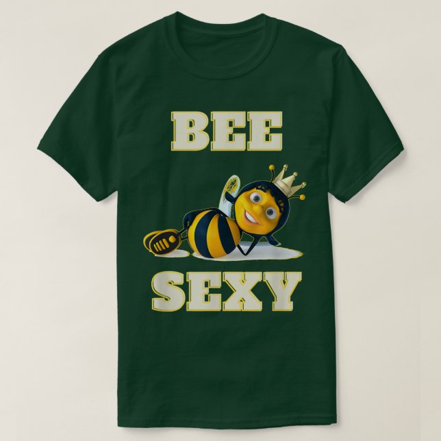 Camiseta Bee Sey Confident Smart Funny Inspirando Cita Phra (Diseño del anverso)