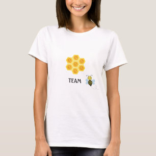 Camiseta Bee Team y Honeycomb