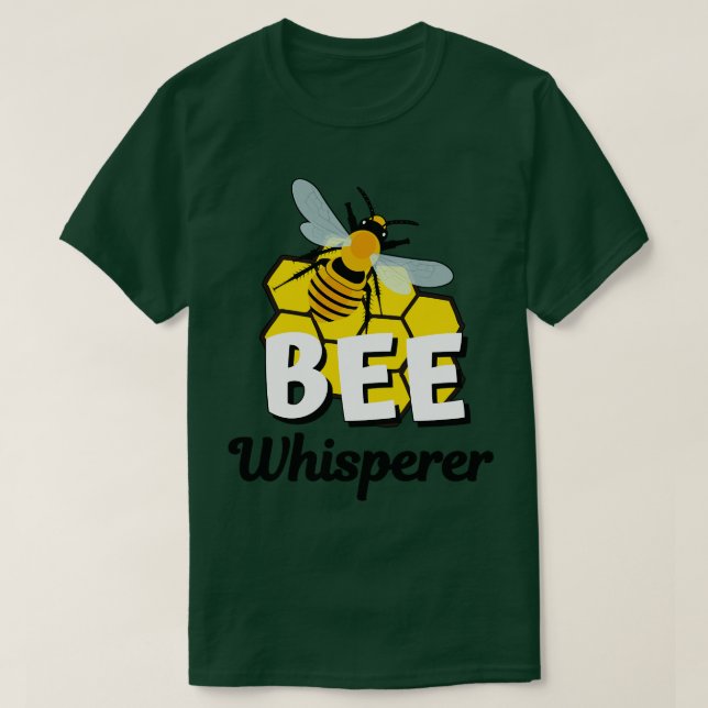 Camiseta Bee Whisper Honey Bees Honeycomb (Diseño del anverso)