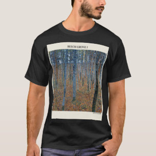 Camiseta Beech Grove I de Gustav Klimt Vintage arte moderno