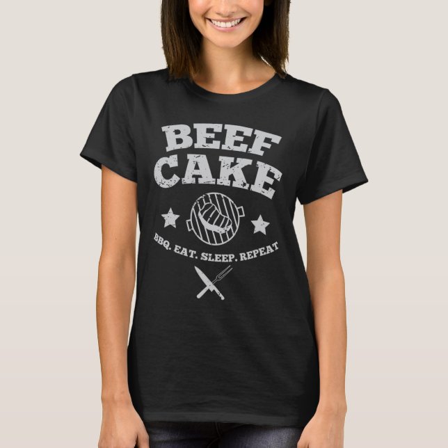 Camiseta Beef Cake Bbq (Anverso)