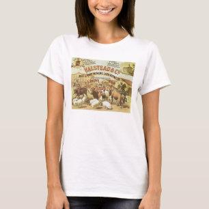 Camiseta Beef & Pork Packers, c.1880 (colour litho)