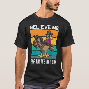 Camiseta Beef Tastes Mejor Gracias Por Dar Acción De Gracia