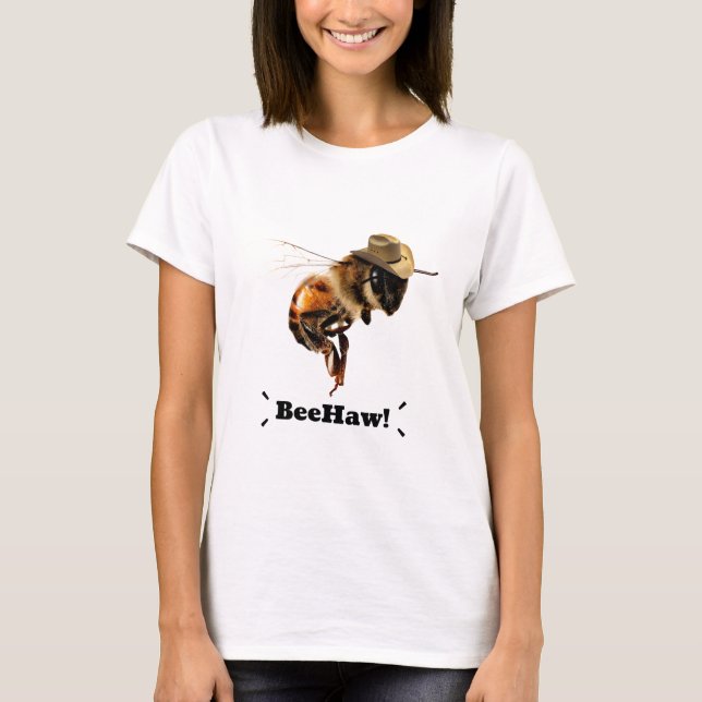 Camiseta Beehaw Funny Cowboy Bee (Anverso)