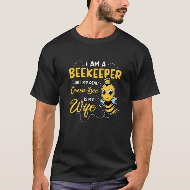 Camiseta Beehive Beis Honey Beekeeper (Anverso)