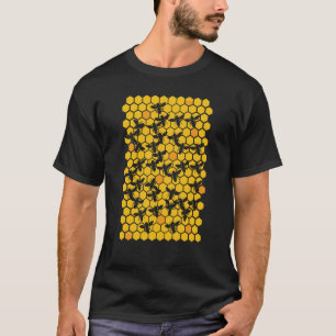 Camiseta Beehive Honeycomb Beehive Beekeeper Beekeeper Beab