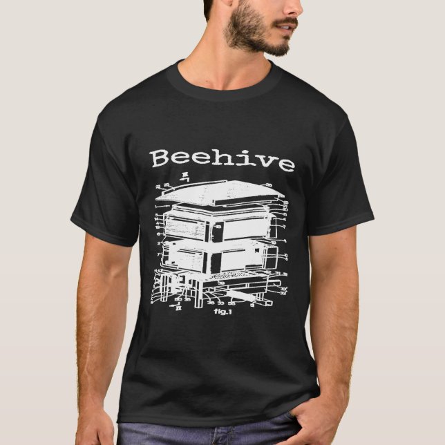 Camiseta Beehive Paten Bee Hive Parts (Anverso)