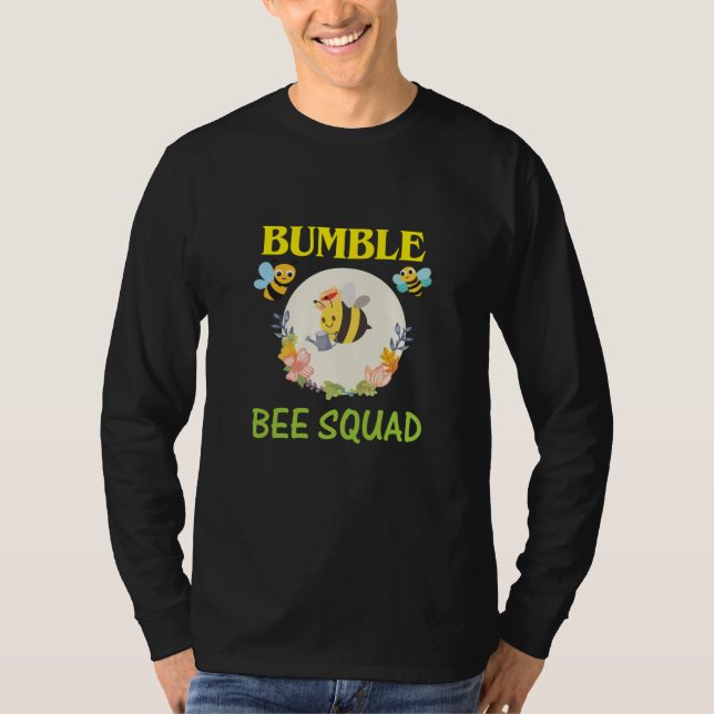 Camiseta Beekeeper Art Bumble Bee Squad (Anverso)
