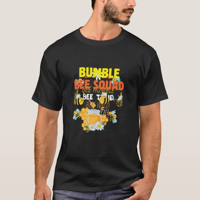 Camiseta Beekeeper Art Bumble Bee Squad 2 (Anverso)