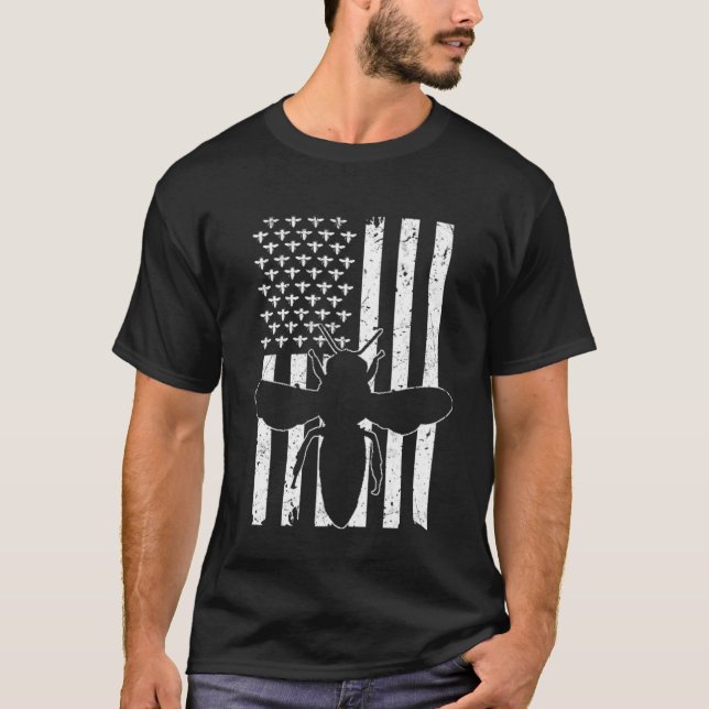 Camiseta Beekeeper Beeheld Beehold USA (Anverso)