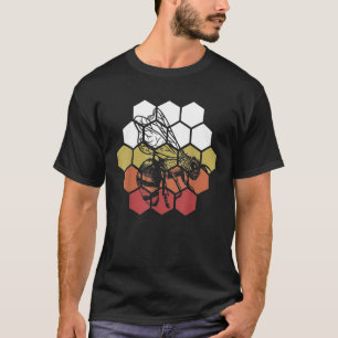 Camiseta Beekeeper Beekeeper Beis Wasp Beehive Vinta