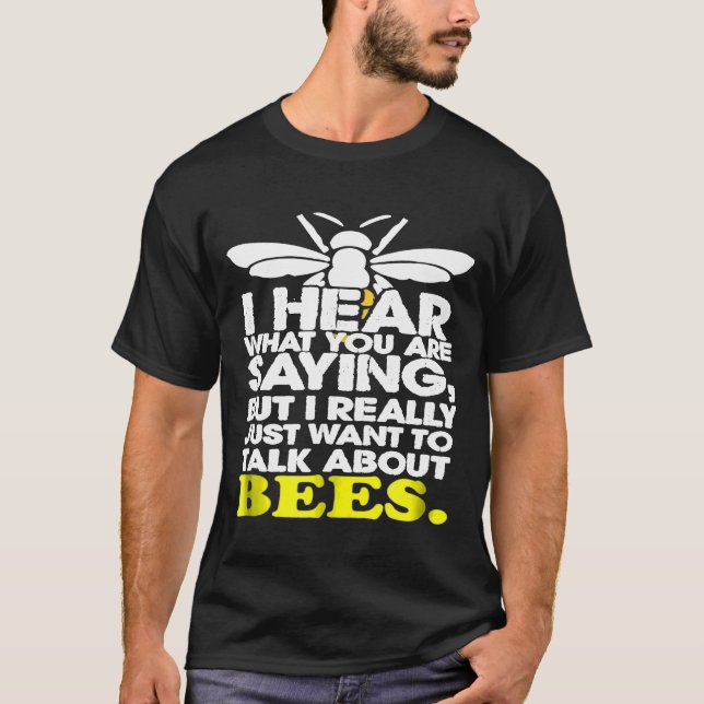 Camiseta Beekeeper Beekeeper habla de abejas (Anverso)