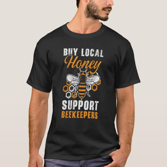 Camiseta Beekeeper Beekeeping Apiarist Honeybee Bee  7 (Anverso)