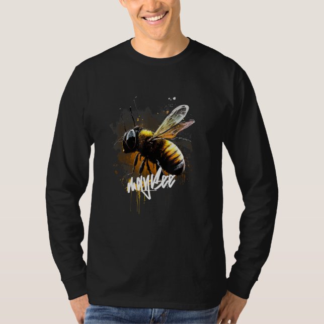 Camiseta Beekeeper Beekeeping Honey Apiarist Honeycomb Bee  (Anverso)