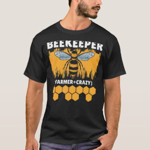 Camiseta Beekeeper Crazy Farmer Bebe Honey Bee