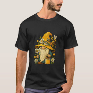 Camiseta Beekeeper Cute Gnome Floral Bee Summer Botanical G