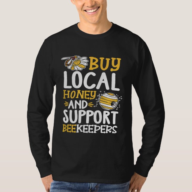 Camiseta Beekeeper de Guay compra beekeeper local de ayuda  (Anverso)