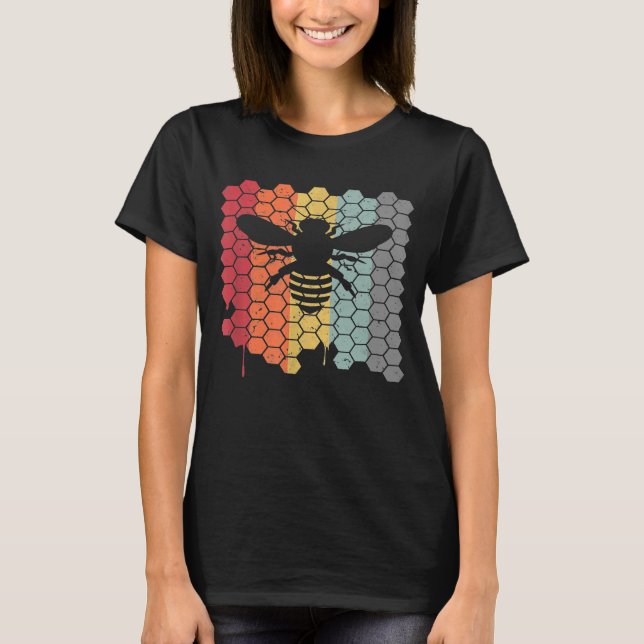 Camiseta Beekeeper estilo retro (Anverso)