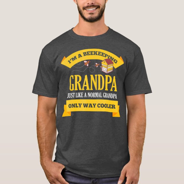 Camiseta Beekeeper Grandpa Bee Apiarist Apiculturiturist Hi (Anverso)