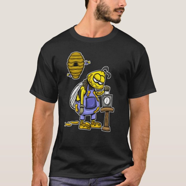 Camiseta Beekeeper Honeybee después de la apicultura Wok (Anverso)
