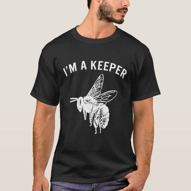 Camiseta Beekeeper Im A Keeper Honeybee (Anverso)