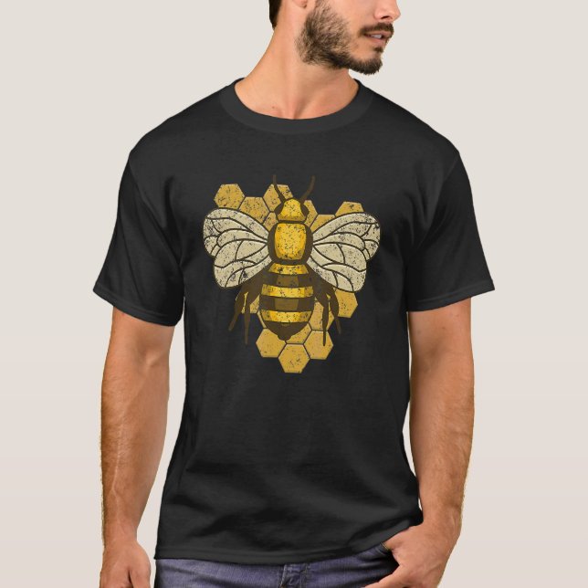 Camiseta Beekeeper Retro Beekeeper Bebe Bumblebee Vintage S (Anverso)