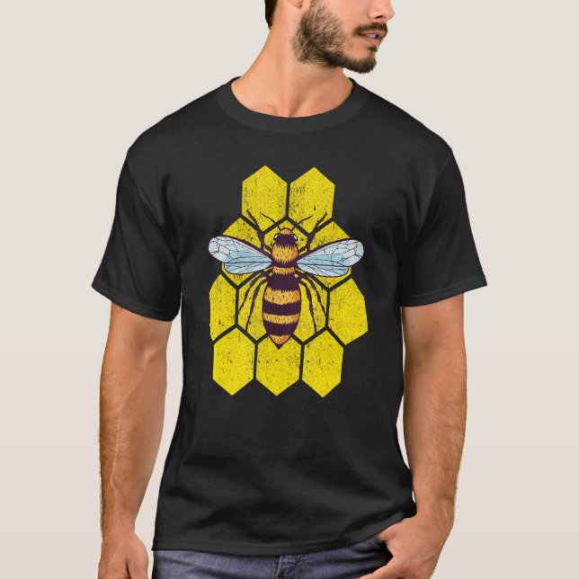 Camiseta Beekeeper Retro Beekeeper Bebe Bumblebee Vintage S (Anverso)