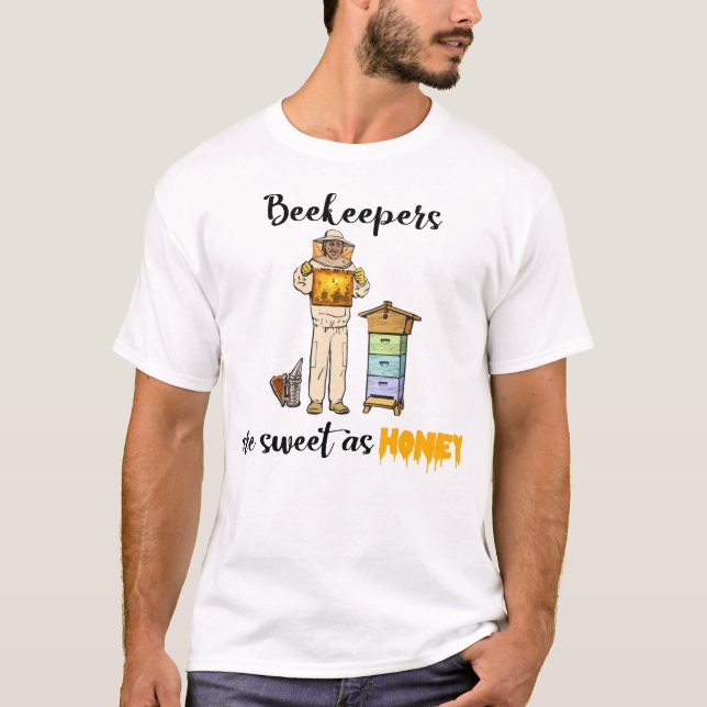 Camiseta Beekeeper Shirt - Funny Beekeeper Shirt, Funny Bee (Anverso)